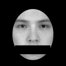 Mouth-masked stimulus example